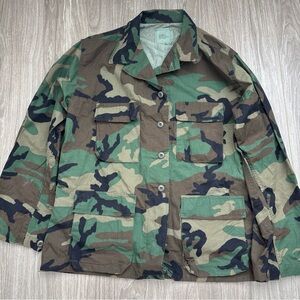 American Apparel Woodland Camouflage Coat